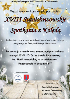 Przegląd Kolęd i Pastorałek XVIII Stanisławowskich Spotkań z Kolędą
